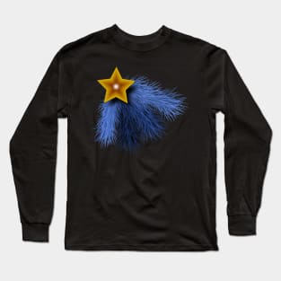 Christmas Blue Tree Decoration Long Sleeve T-Shirt